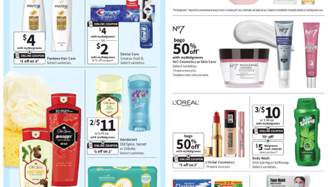 Walgreens P&G Register Rewards Features